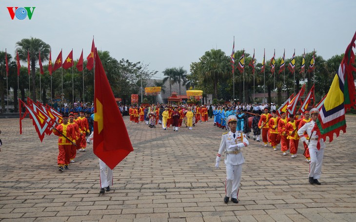 Thành phố Hồ Chí Minh tổ chức Lễ dâng cúng bánh tét Quốc tổ Hùng Vương - ảnh 1
